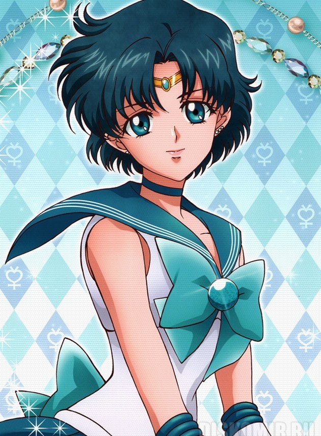 ���������� ������� ������ �������� Sailor Mercury Guardian of Wisdom �� ����� � ����� ���������-���� ������ ��� / Bishoujo Senshi Sailor Moon / Pretty Soldier Sailormoon / ���������� ����������� � �������� ������ ���