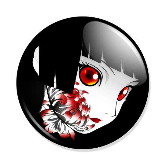 ���������� ������� ������ Jigoku Shoujo Ai Enma black & red �� ����� � ����� ������ ������� / Jigoku Shoujo / Hell Girl / ������� �� ���