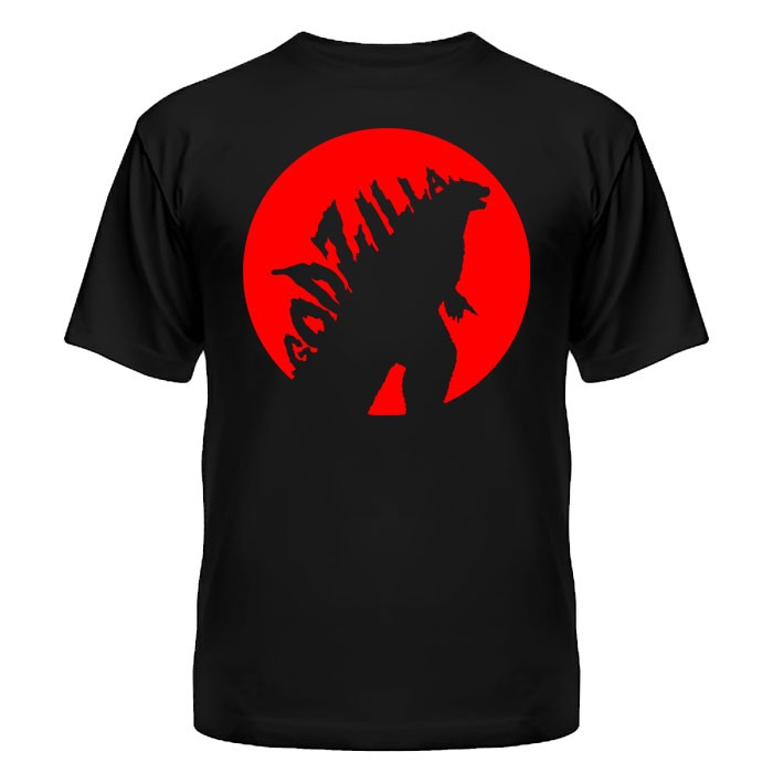 ���������� ������� �������� Godzilla round logo �� ����� � ����� �������� / Godzilla