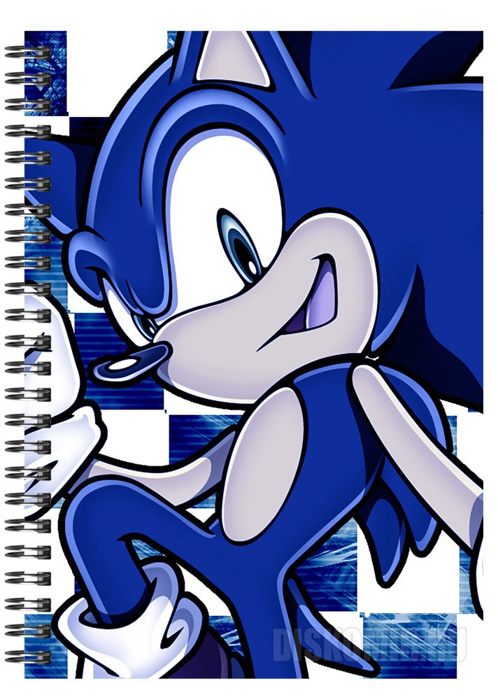 ���������� ������� �������� ��� ��������� A5 "Sonic" �� ����� � ����� ����� / Sonic the Hedgehog / �� �����