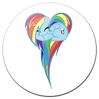    My Little Pony - Rainbow Dash Heart