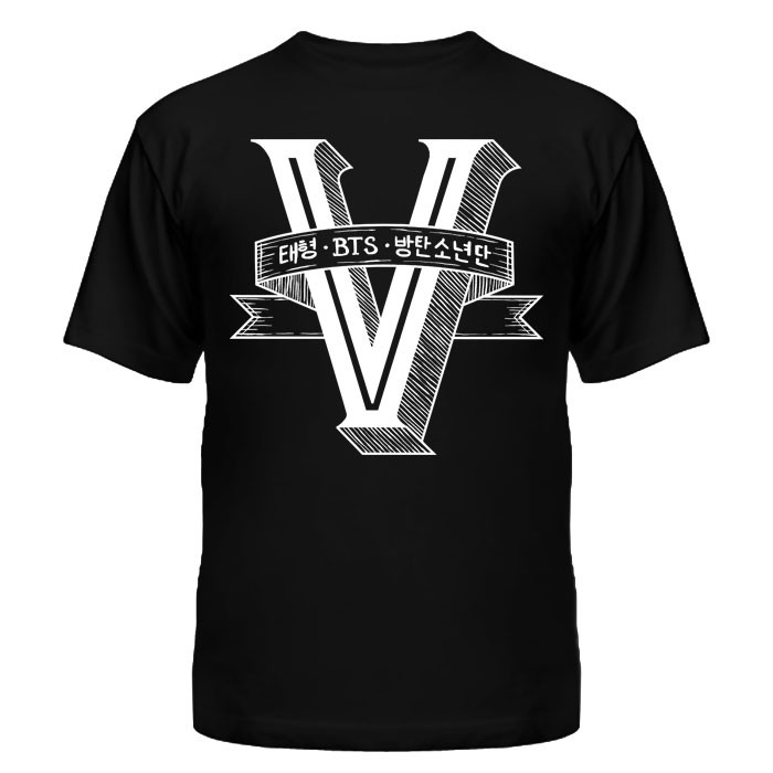 ���������� ������� �������� V - BTS Member Logo �� ����� � ����� ��� / BTS / Bangtan Boys / �����������������