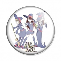  Little Witch Academia Atsuko, Lotte, Sucy & logo