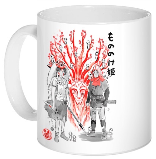 ���������� ������� ������ Sumi-e Mononoke Hime - Wolf Princess �� ����� � ����� ��������� �������� / Mononoke Hime / Princess Mononoke