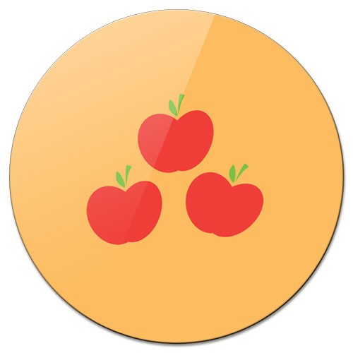 ���������� ������� ������ ��������� ������� My Little Pony - Applejack Logo �� ����� � ����� ��� ��������� ����: ������-��� ���� / My Little Pony: Friendship Is Magic