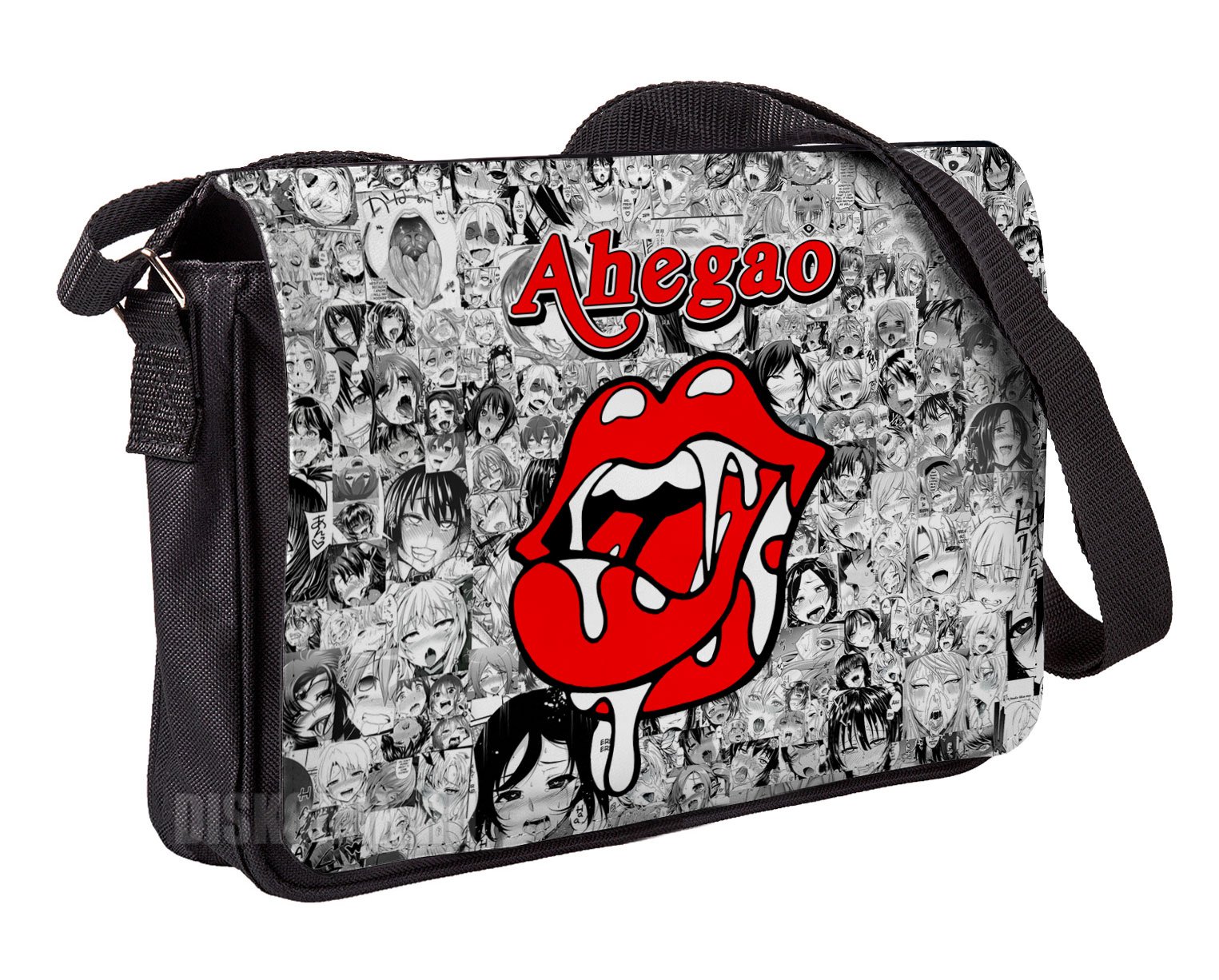 ���������� ������� �����-����������� �������� Ahegao Logo (Rolling Stone Ver.) �� ����� � ����� ������ / Ahegao / O-Face / ������