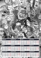   3  2025  Gravity Falls Monochrome