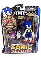 Sonic 20th Anniversary: 3.5'' 1998 Sonic Action Figure