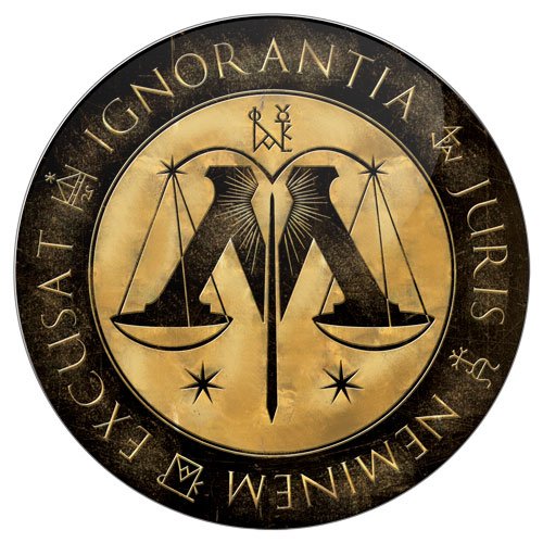 ���������� ������� ������ ������� Harry Potter Ministry of Magic Logo �� ����� � ����� ����� ������ / Harry Potter