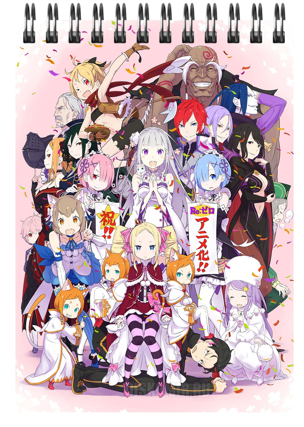 ���������� ������� ������� � ������ A6 Re: Zero All the Characters �� ����� � ����� ����� � �������������� ���� � ���� / Re: Zero kara Hajimeru Isekai Seikatsu / Re: Life in a different world from zero / ReZero