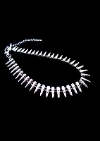 �������� Metal Bullet Punk Necklace