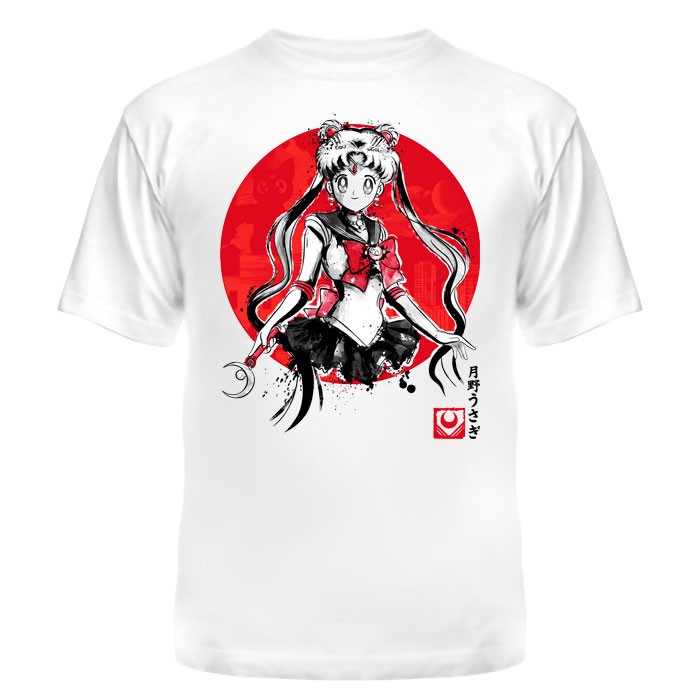 ���������� ������� ����� �������� Sailor Moon - Pretty Guardian sumi-e �� ����� � ����� ���������-���� ������ ��� / Bishoujo Senshi Sailor Moon / Pretty Soldier Sailormoon / ���������� ����������� � �������� ������ ���