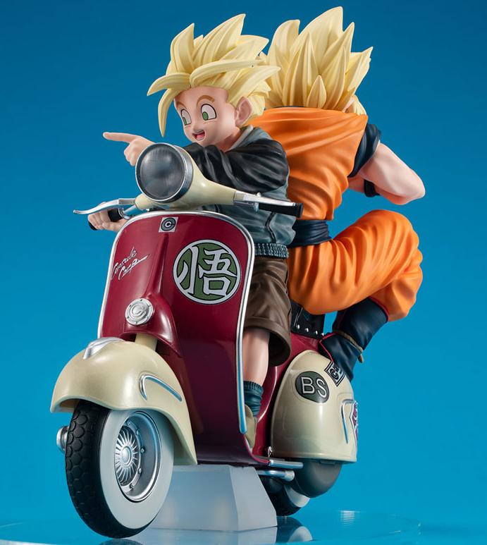 ������� Desktop Real McCoy EX Dragon Ball Z Super Saiyan Son Goku & Super Saiyan Son Gohan & Bike