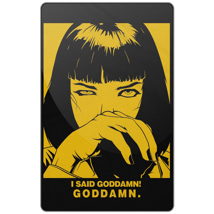 ���������� ������� ������ ������������� Pulp Fiction Mia Quote �� ����� � ����� ������������ ����� / Pulp Fiction