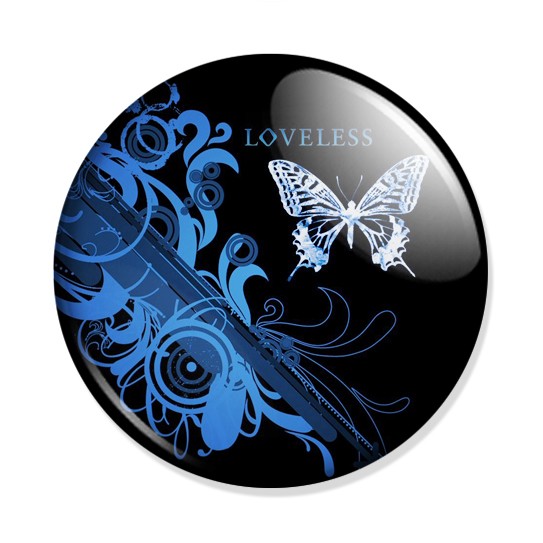 ���������� ������� ������ Loveless Butterfly Logo �� ����� � ����� ��������� / Loveless