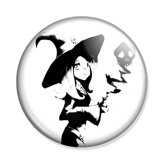 ���������� ������� ������ Little Witch Academia Sucy Manbavaran Monochrome �� ����� � ����� �������� ��������� / Little Witch Academia