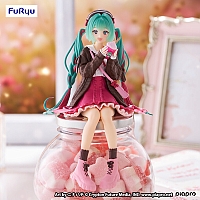  SAV Noodle Stopper Figure Hatsune Miku Autumn Date Pink Ver.