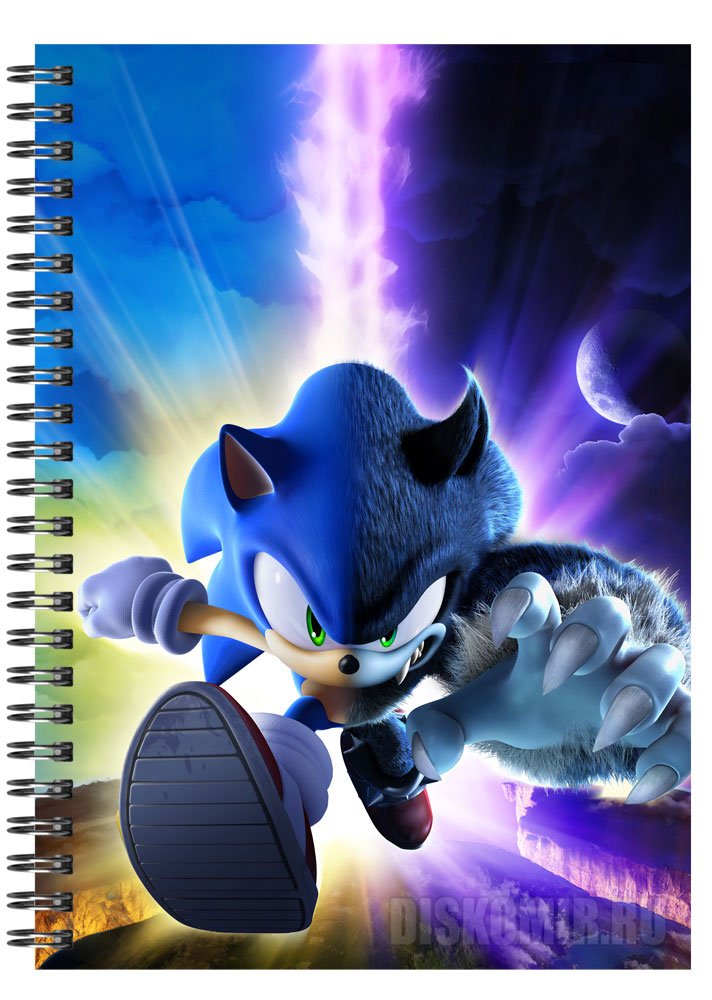 ���������� ������� ������� � ������ A5 Sonic Unleashed �� ����� � ����� ����� / Sonic the Hedgehog / �� �����