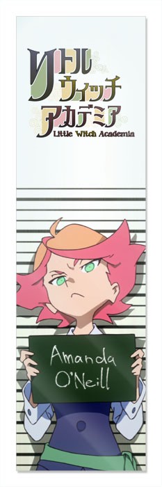 ���������� ������� �������� Little Witch Academia Amanda O'Neill & logo �� ����� � ����� �������� ��������� / Little Witch Academia