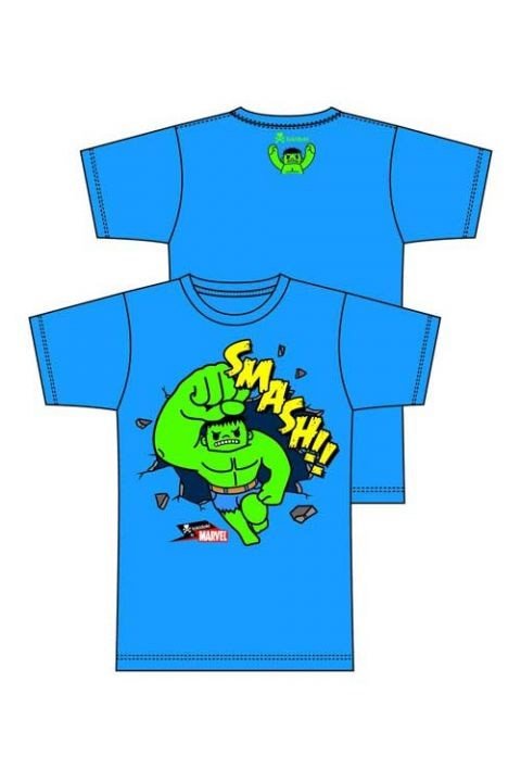 ���������� ������� �������� T-Shirt: Tokidoki x Marvel - Hulk Smash � Blue �� ����� � ����� �������� / Tokidoki