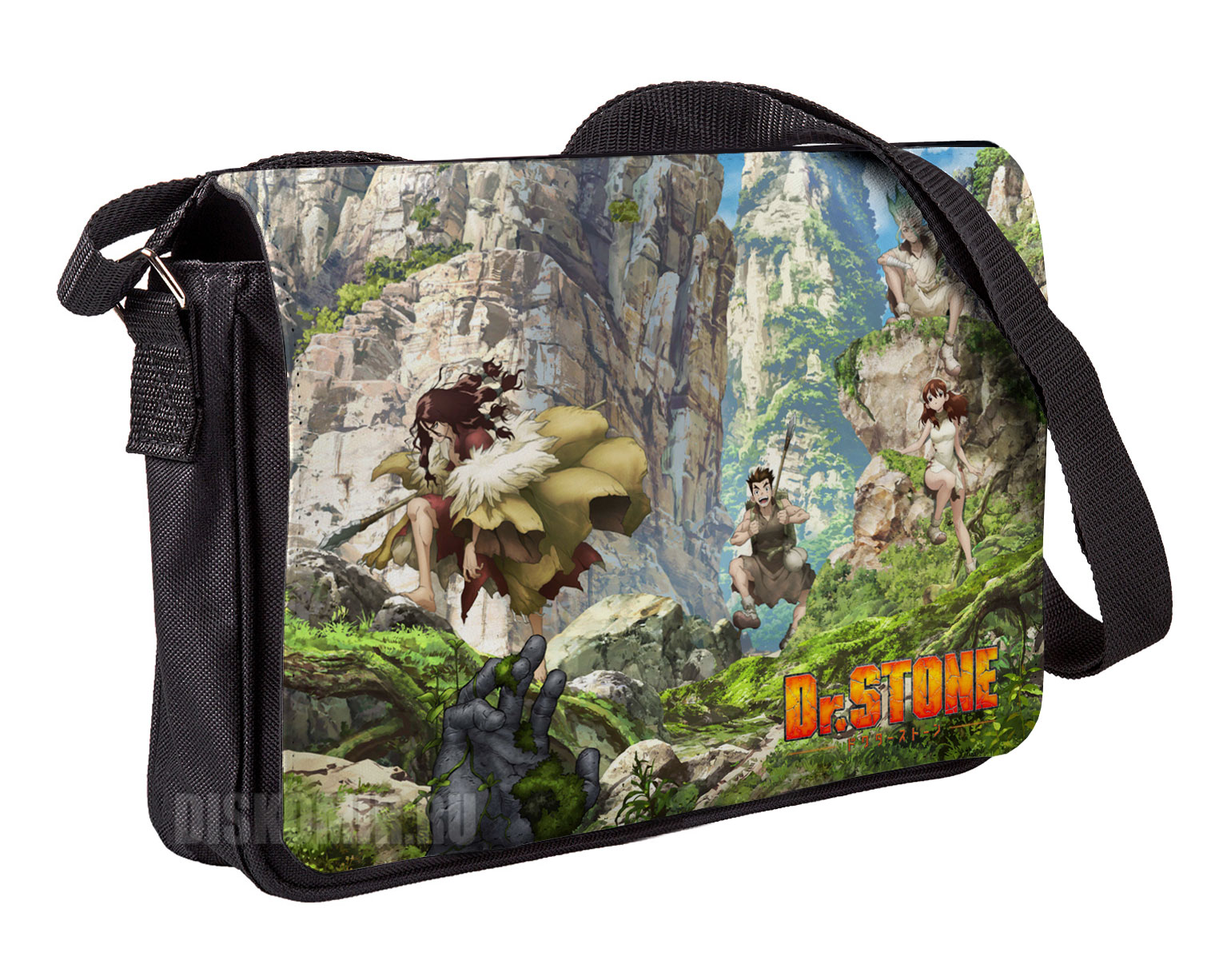 ���������� ������� �����-����������� �������� "Dr. Stone" Senkuu, Taiju, Tsukasa � Yuzuriha �� ����� � ����� ������ ����� / Dr. Stone / Doctor Stone