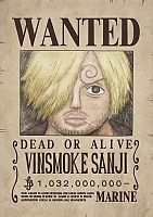   One Piece - Vinsmoke Sanji Wanted Poster