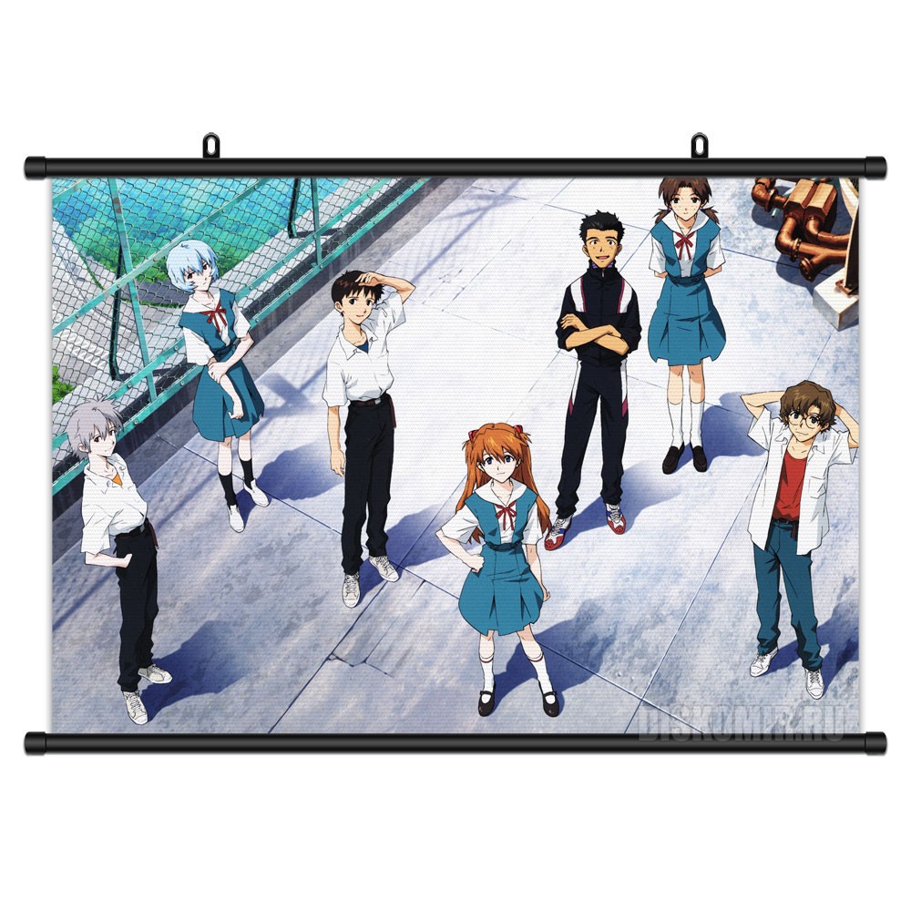 ���������� ������� ������� �������� Evangelion all characters �� ����� � ����� ���������� / Neon Genesis Evangelion / EVA