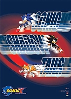 Sonic X: Sonic Shadow Tails Wall Scroll GE9723