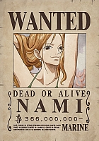   One Piece - Nami Wanted Poster