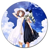    Girls und Panzer - Chiyomi and Miho