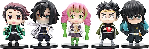 ����� ����� ������� Demon Slayer: Tanjiro & Pillars Mascot Set