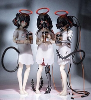   Three Wise Monkeys [See no Evil, Hear no Evil, Speak no Evil] Premium Set 1/12 Complete Model Action Figure