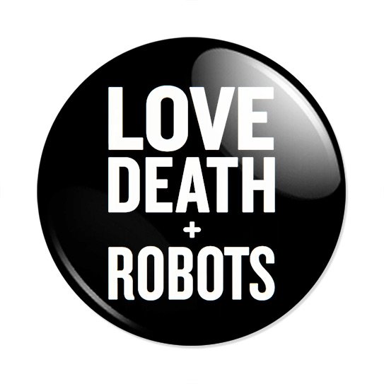 ���������� ������� ������ Love, Death & Robots Logo �� ����� � ����� ������, ������ � ������ / LOVE DEATH + ROBOTS / Love, Death & Robots
