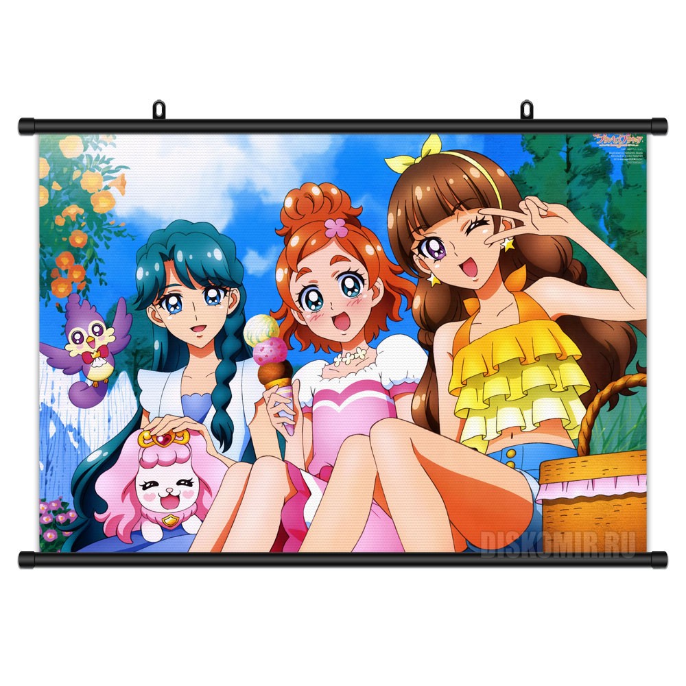 ���������� ������� ������� �������� Go! Princess Precure - Aroma, Puff, Haruka Kirara, Minami �� ����� � ����� ����������� ��������� / Futari wa Precure / Pretty Cure