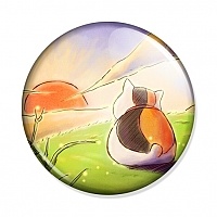  Natsume Yuujinchou Nyanko Sunset