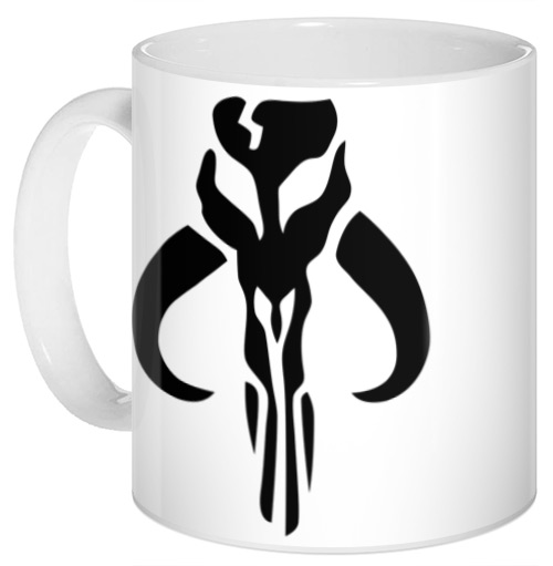 ���������� ������� ������ "The Mandalorian" Logo �� ����� � ����� ���������� / �������� ����� / The Mandalorian / Star Wars