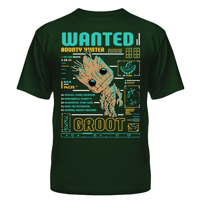 ���������� ������� �������� Guardians of the Galaxy WANTED GROOT �� ����� � ����� ������ ��������� / Guardians of the Galaxy