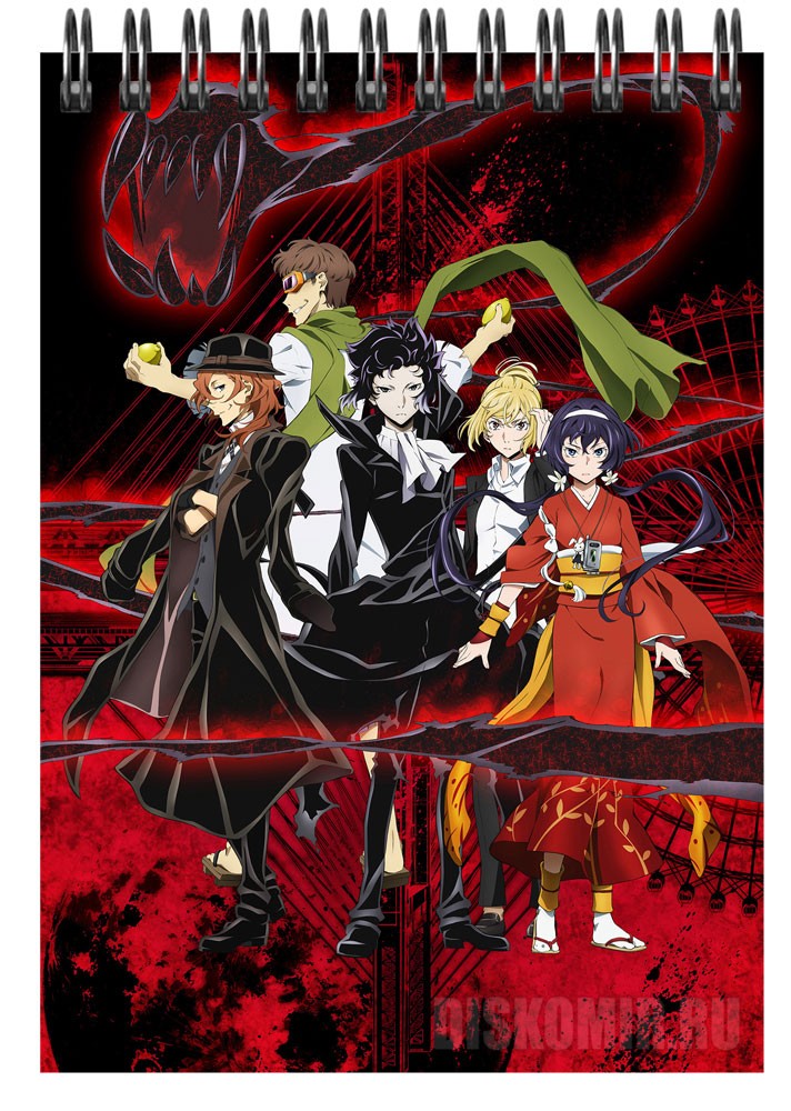 ���������� ������� ������� � ������ A6 Bungou Stray Dogs - Port Mafia �� ����� � ����� ������� �� �������� ���� / Bungou Stray Dogs / ����� �������� ����