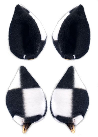 ���������� ������� ���� Sweet Kawaii Clip on Cat Ears - Big Checkered �� ����� � ����� 