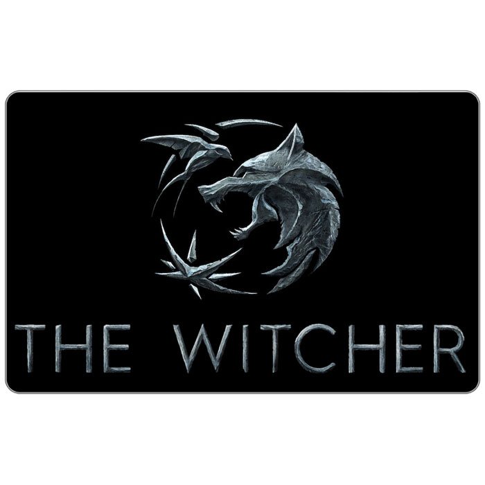 ���������� ������� ������ ������������� "The Witcher" Logo �� ����� � ����� ������� / The Witcher