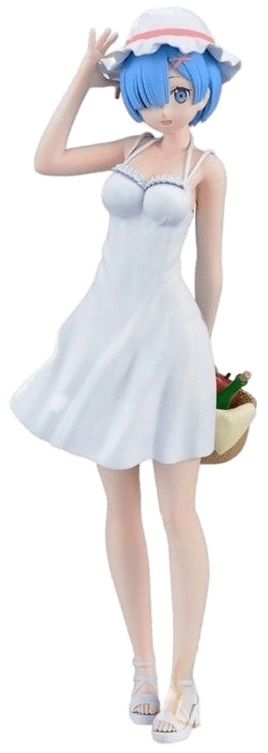 ������� Sega ReZero Rem White Summer Dress