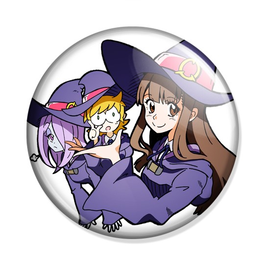 ���������� ������� ������ Little Witch Academia Sucy, Atsuko, Lotte �� ����� � ����� �������� ��������� / Little Witch Academia
