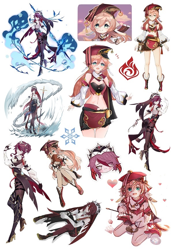 �������� Genshin Impact / Yan Fei & Rosaria