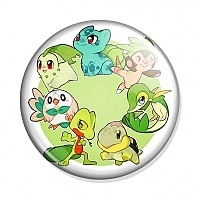  Pokemon GO - Bulbasaur, Chespin, Chikorita, Rowlet, Snivy, Treecko, Turtwig