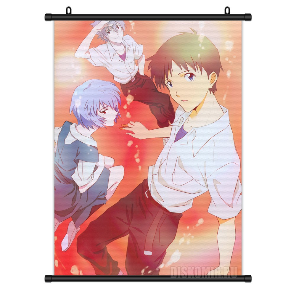 ���������� ������� ������� �������� Evangelion Kaworu, Rei, Shinji Ikari �� ����� � ����� ���������� / Neon Genesis Evangelion / EVA