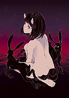   Girl and Bunnies