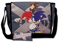 Messenger Bag: Sonic X - Sonic, Knuckles & Shadow  GE5410