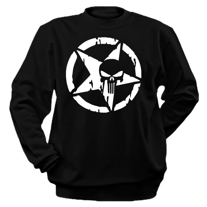 ���������� ������� ��������� Punisher Star Skull Pentagram �� ����� � ����� �������� / The Punisher