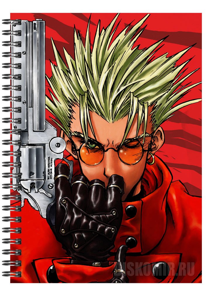 ���������� ������� ������� � ������ A5 Trigun - Vash the Stampede �� ����� � ����� ������ / Trigun