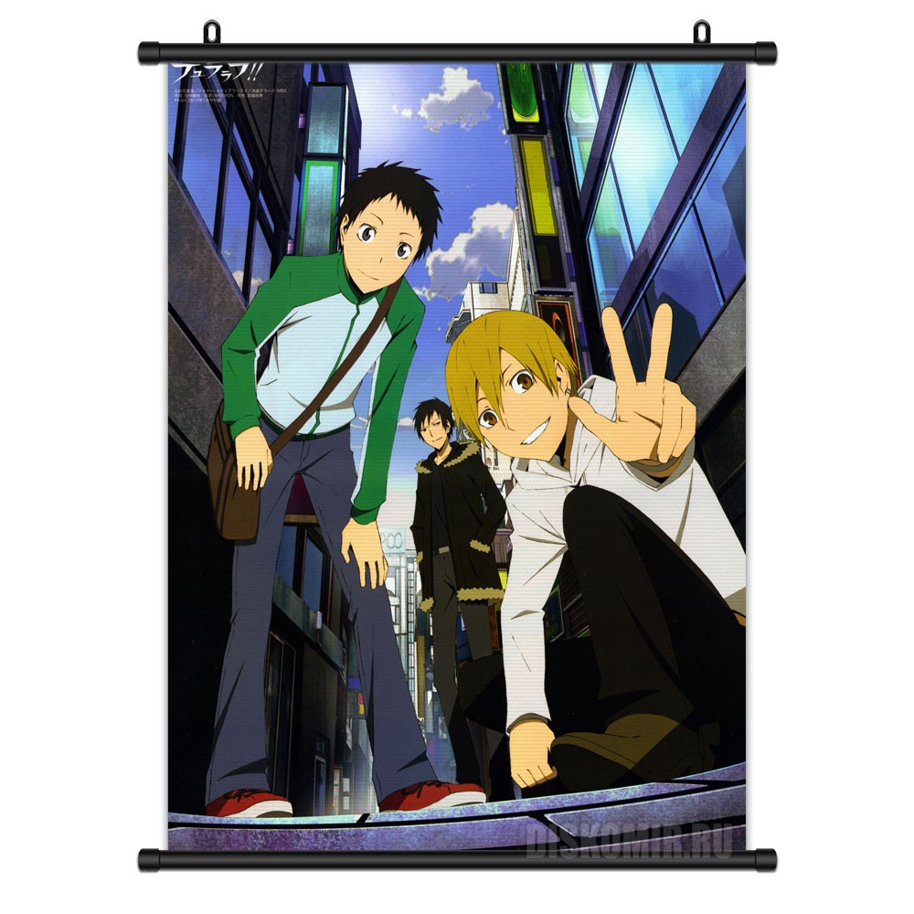 ���������� ������� ������� �������� Durarara!! Izaya Orihara, Mikado, Masaomi �� ����� � ����� ��������!! / Durarara!!